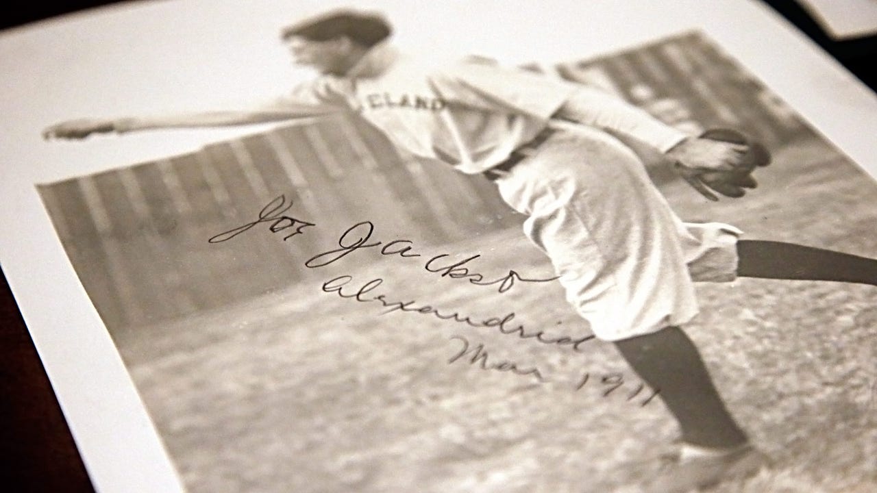 Rare Shoeless Joe Jackson autograph could sell for $100K